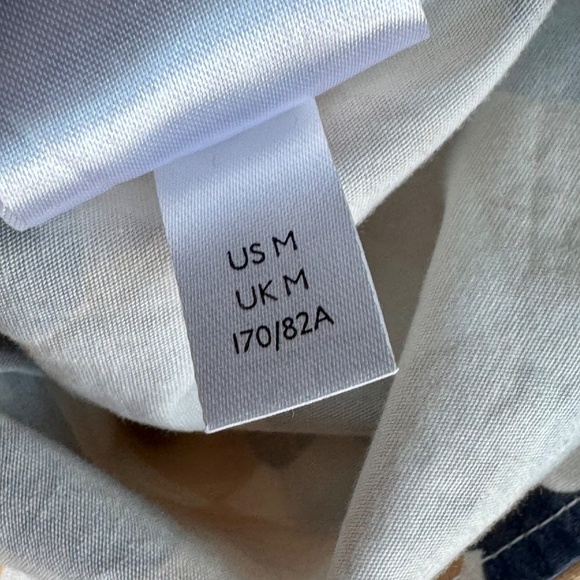 Maeve by Anthropologie Retro Floral Argyle Elastic Waist Paperbag Shorts Size M - Picture 7 of 15